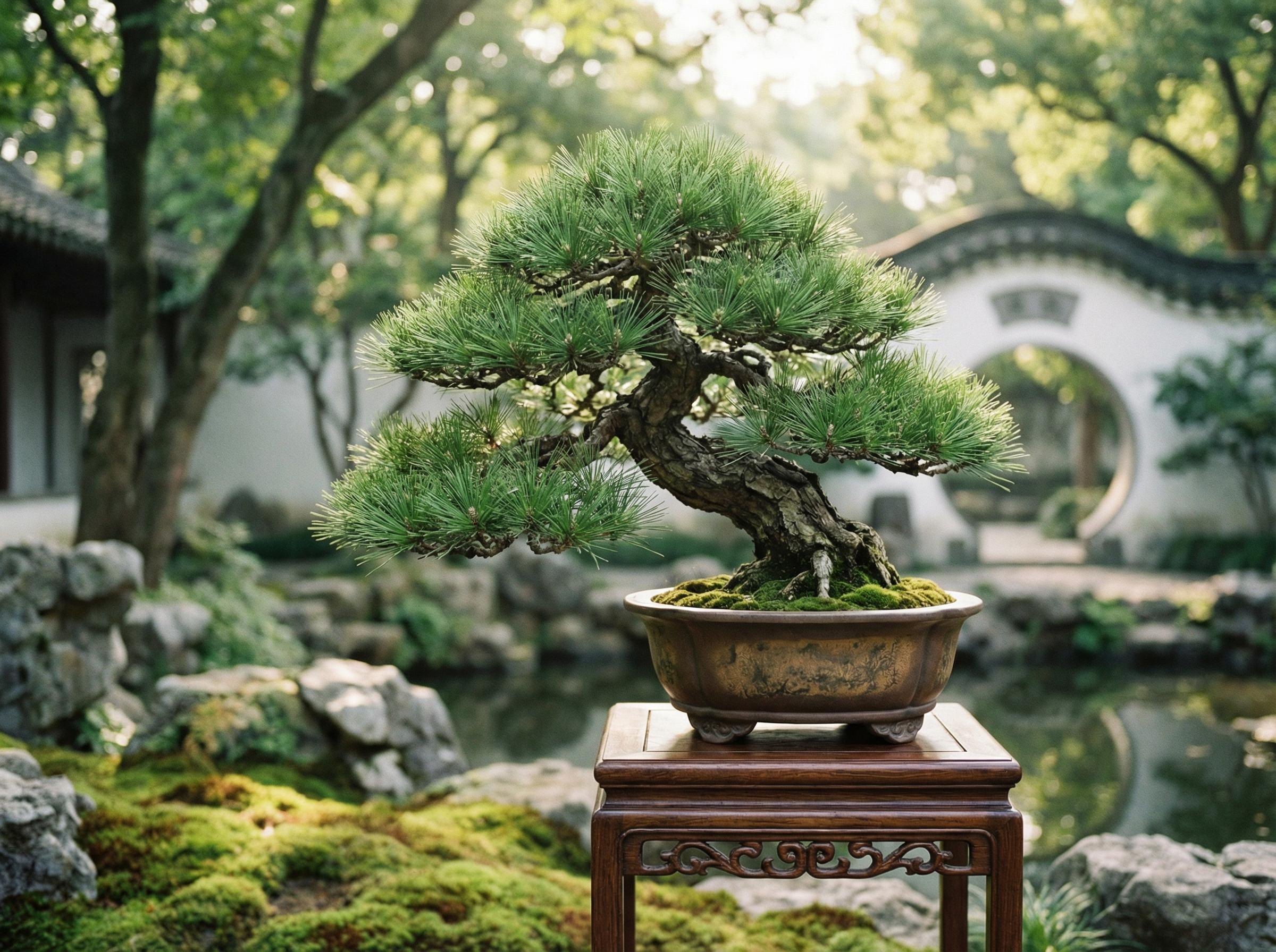 麻豆麻豆精选：五针松盆景养护视频教程